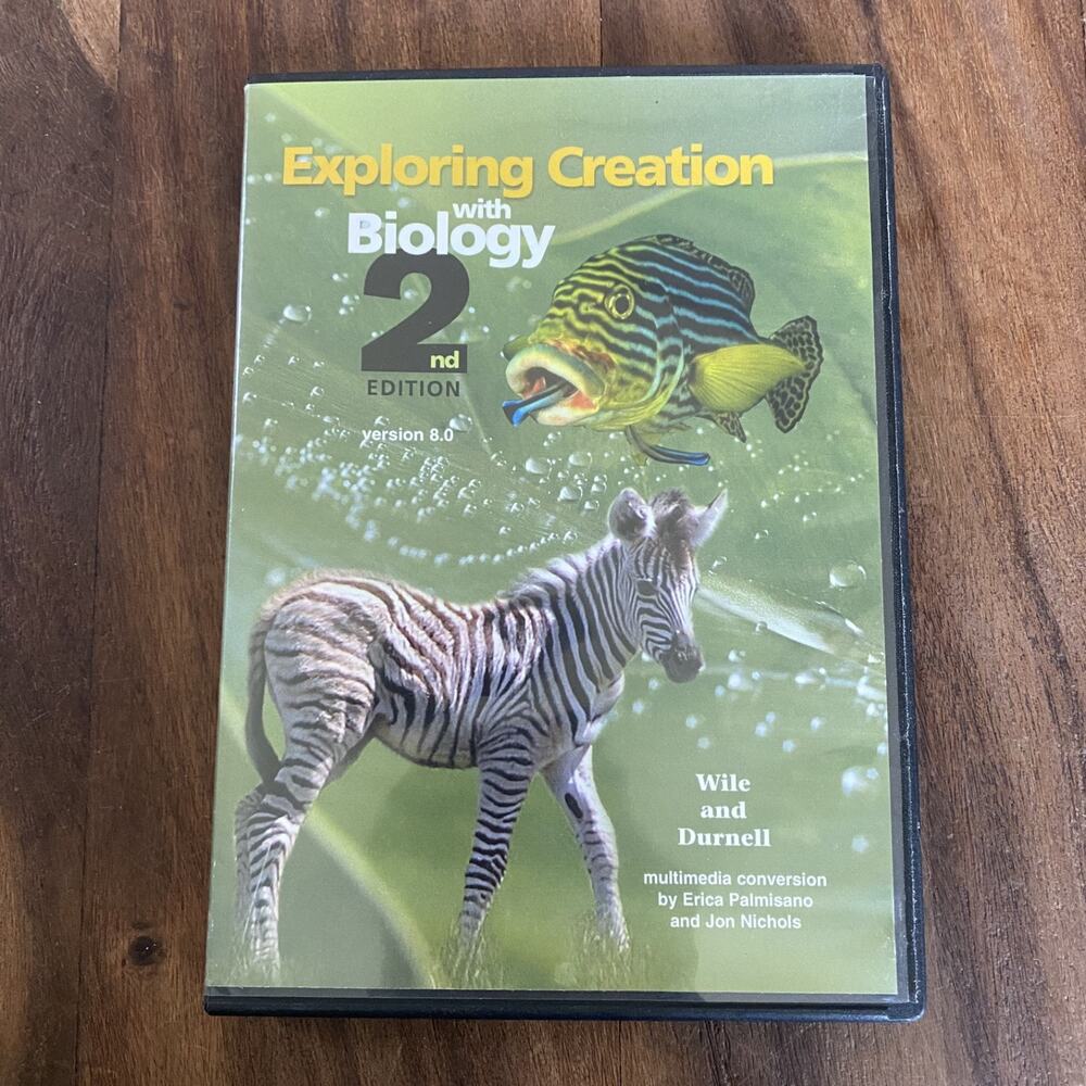 Exploring Creation with Biology 2nd Edition Wile Durnell Version 8 CD Course